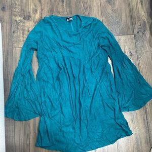 Cozy bell sleeve dress